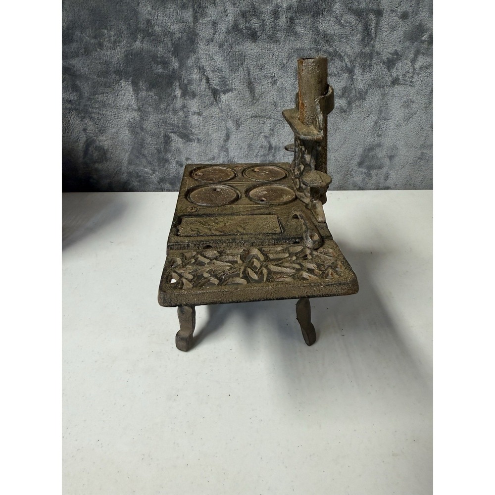 Crescent Vintage Black Stove Mini Replica Cast Iron Salesman Sample - Picture 7 of 7